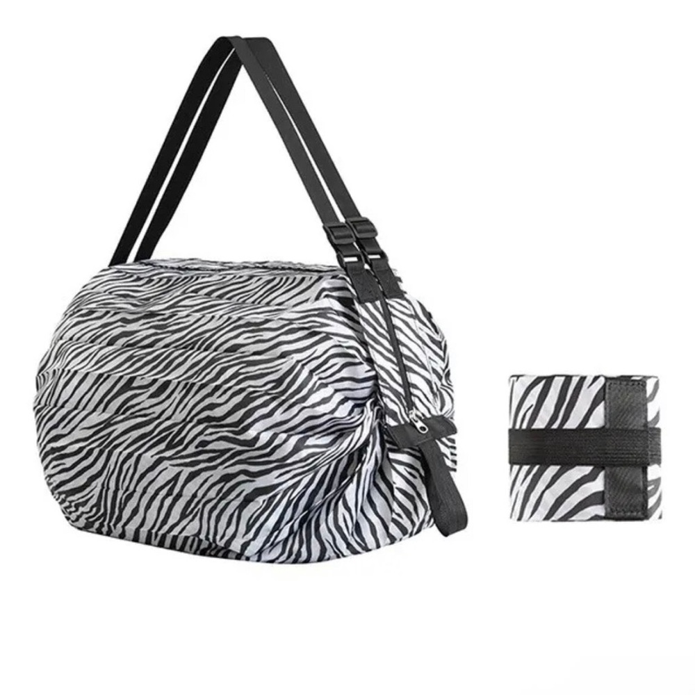 Zebra Print Carry All Bag